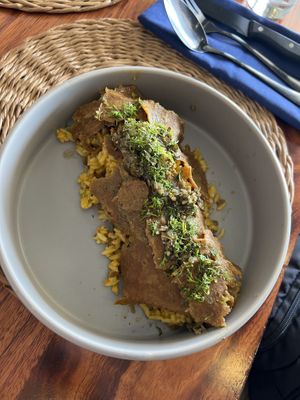 Vegan Moro Costeno  at Agave Studio in Puerto Ayora