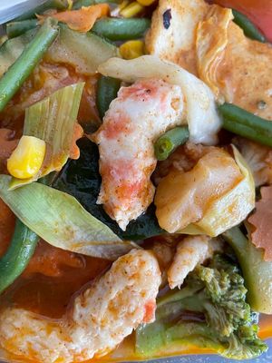 Vegan Seafood Pot at Hà Nội Cuisine in Leipzig