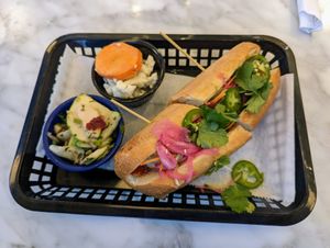 Banh mi veganized. at Local Foods in Austin