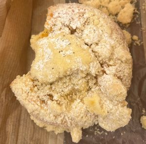 Forgot to take a picture before I took a bite 🥴  at Pokusa Bakery in Gdynia