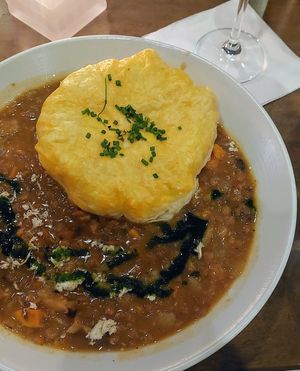 Autumn Pot Pie at Harvest Seasonal Grill & Wine Bar in Collegeville