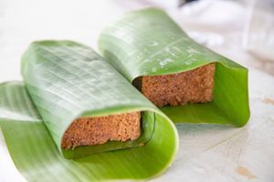 We are a minimal waste space so we wrap as many of our to go items in banana leaves and encourage our guests to bring their own containers . at Bushbungalow  in All Saints