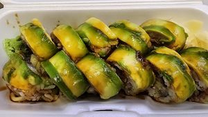 Caterpillar - vegan roll at 7' Yen Sushi in Roseville