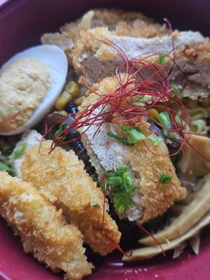 Black Garlic Ramen (Sac Vegan Chef Challenge 2025) at 7' Yen Sushi in Roseville