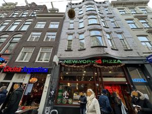   at New York Pizza - Damstraat in Amsterdam