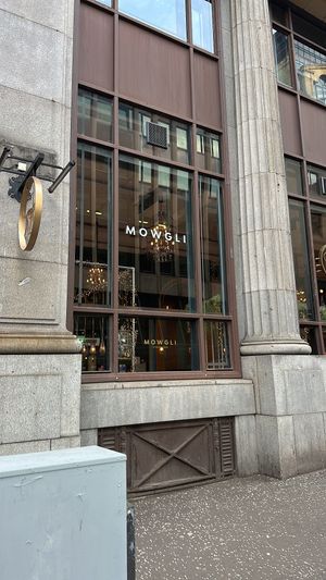 Outsidee  at Mowgli in Glasgow