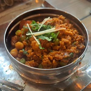 Keema kharma (Beyond mince) at Mowgli in Glasgow