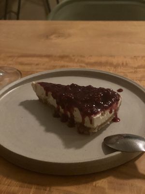 Cheesecake  at Real Vegetal in Medellin