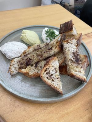 Cheese plate (9/10)  at Real Vegetal in Medellin