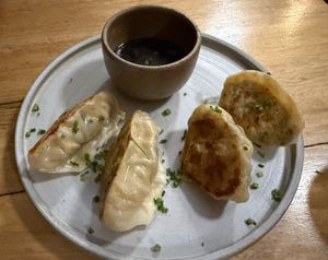 Gyoza at Real Vegetal in Medellin