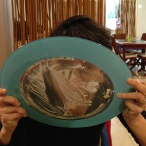 My wife liks the plate at Fit Bar Fresh4you in Portoroz