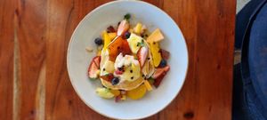 Vegan Coconut Pancakes at Little T's in Balcatta