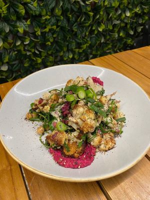 Warm Cauliflower Salad at Little T's in Balcatta