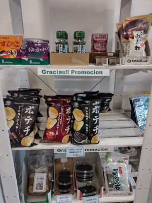 Japanese snacks at Somenoya in Barcelona