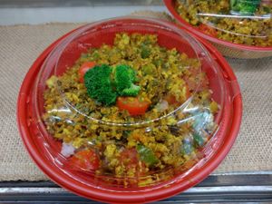 Tofu Curry rice at Somenoya in Barcelona