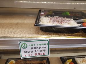 Vegan bento at Somenoya in Barcelona