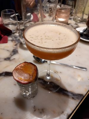 Pornstar martini for dessert at Nola in York