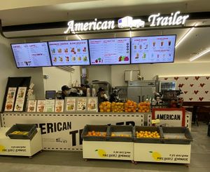 Easy to find on the Gyeongbu line side of Express Bus Terminal   at American Trailer in Seoul