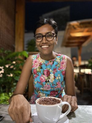 Vegan Hot chocolate ☕️   at Bread & Chocolate in Pondicherry