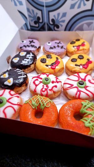 Vegan donuts at Dunkin' in Bruges