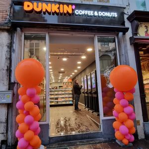 Entrance not accessible at Dunkin' in Bruges