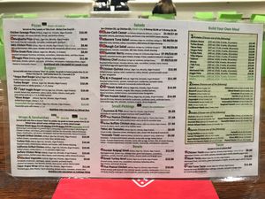 Menu - Side 2 at Greens and Proteins in Henderson