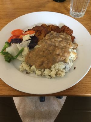 Roasted Seitan plate! at Susty's Cafe in Northwood