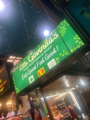 Exterior of restaurant  at Little Govinda's in Ao Nang