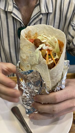 Soya protein wrap (180bhat)  at Little Govinda's in Ao Nang