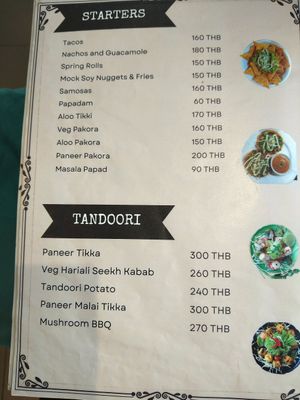 Some prices are high but some are cheaper #Veganuary at Little Govinda's in Ao Nang