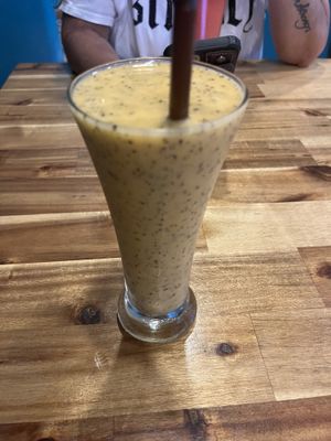 Passionfruit shake  at Little Govinda's in Ao Nang