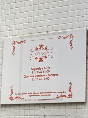  at Mo Cafe in Rio De Janeiro