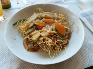 Mikob (stir-fried noodles) - specify vegan at Phénix D'Or in Arcachon