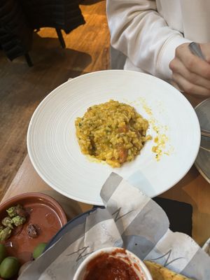 Carrot risotto   at Nuovo in Northampton