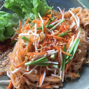 pad Thai  at Imm Aim Vegetarian and Bike Cafe in Chiang Mai
