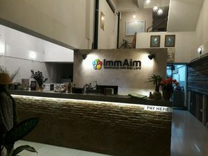 Inside at Imm Aim Vegetarian and Bike Cafe in Chiang Mai