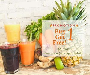 ไวรัสโควิด-19 ก็มา ฝุ่นก็มี แต่เราสู้ค่ะสู้! 
มาดื่ม ❤️น้ำผักผลไม้ at Imm Aim Vegetarian and Bike Cafe in Chiang Mai