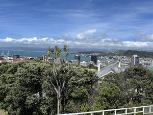 View from terrace   at Cable Top Eatery in Wellington