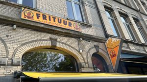   at Frituur De Petaat in Antwerpen