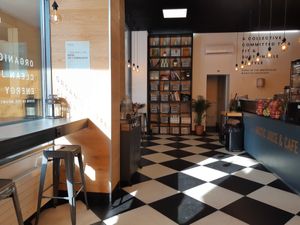 Interior at Arctic Juice & Cafe in Montreux