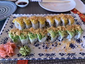 Vegan sushii  at Miss Asia in Gran Canaria