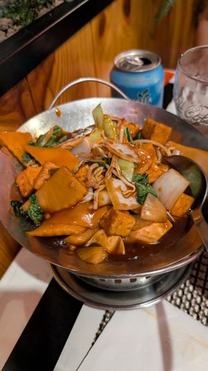 Tofu & veggies stirfry at Miss Asia in Gran Canaria