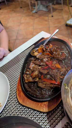 Mock duck at Miss Asia in Gran Canaria