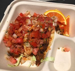 spicy tacos🔥  at Blondies Vegan Proteins + Cafe Hawaii in Honolulu