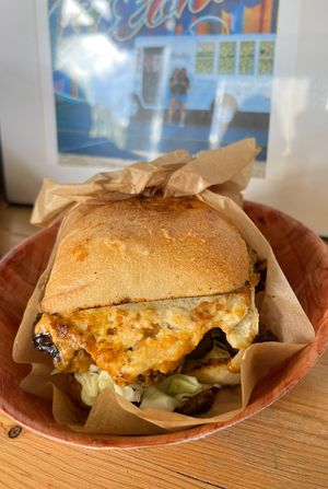 Iron man 🤤  at Blondies Vegan Proteins + Cafe Hawaii in Honolulu