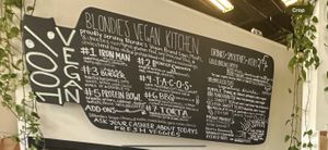 Menu :)-   at Blondies Vegan Proteins + Cafe Hawaii in Honolulu