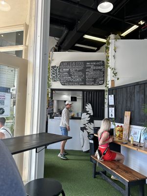 Limited seating  at Blondies Vegan Proteins + Cafe Hawaii in Honolulu