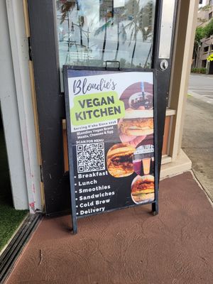  at Blondies Vegan Proteins + Cafe Hawaii in Honolulu
