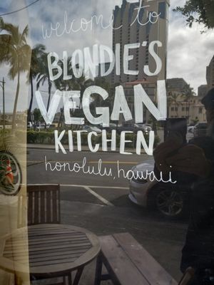  at Blondies Vegan Proteins + Cafe Hawaii in Honolulu