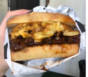 VEGAN PROTEINS MADE FROM SCRATCH: PICTURES SHOWS BLONDIES VEGAN IRONMAN CREATED BY AN IRONMAN IN TRAINING at Blondies Vegan Proteins + Cafe Hawaii in Honolulu